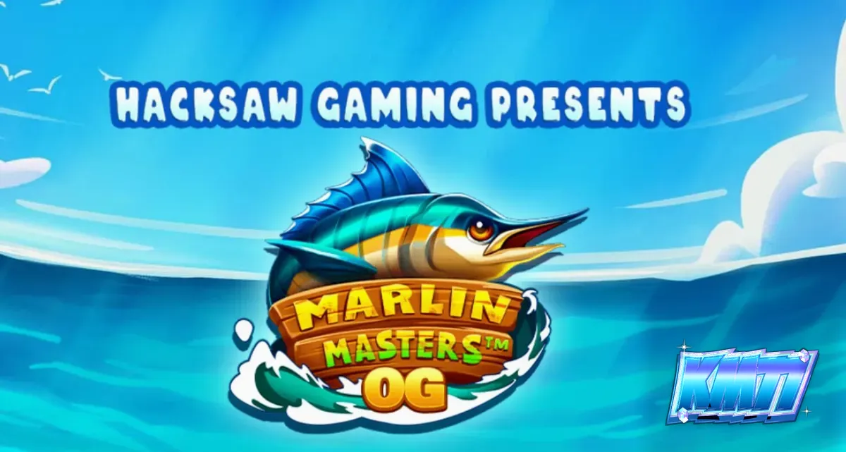 Tampilan visual slot Marlin Masters OG dengan latar belakang laut dan simbol ikan yang cerah.